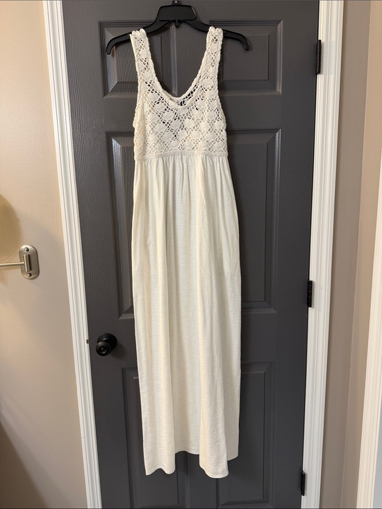 aerie Dresses & Skirts - aerie white Crochet Bodice Maxi Dress